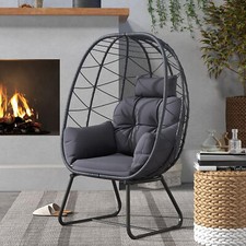 PE Wicker Egg Chair Indoor