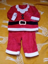 Baby Santa Christmas Outfit Set 3-6 months 