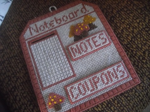 Vintage handmade needlepoint