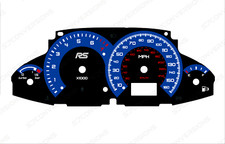 Ford Focus RS Mk1 Plain Dial Cards Gauges