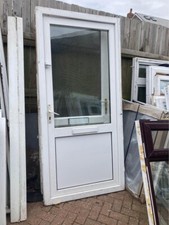 Upvc door 100 x 217 cm h with sill