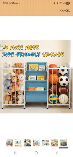 Kids dual side toy storage - kids,