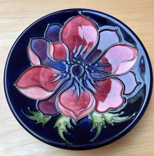 Moorcroft anemone pin dish - moorcroft,