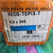 Heco Topix 8 X 360mm Long Screws Pack 50