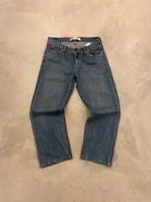 Men's Vintage Levi's 550 Relaxed Fit Deep Blue Wash Jeans Size 33W 28L