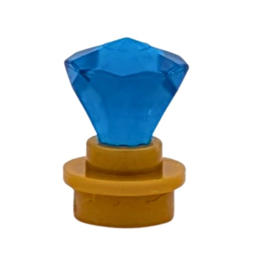 Lego blue gold diamond - diamond, 30153