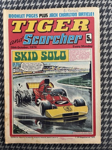 Tiger and scorcher comic 26th - comic,