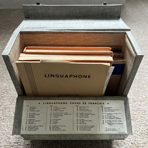 Vintage linguaphone french - vintage,