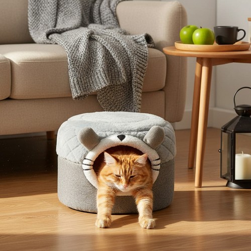 Pet warm cave bed for - warm,