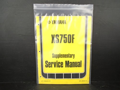 Genuine yamaha xs750f - genuine,