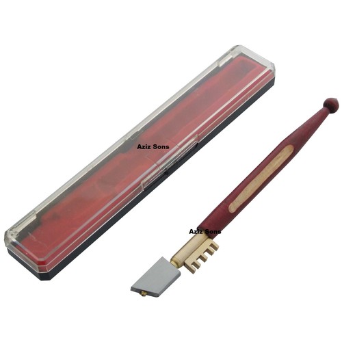 Diamond tipped glass glazing - tipped,
