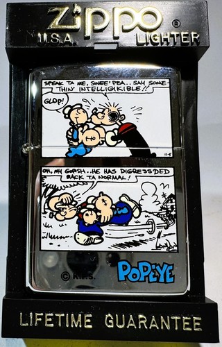 Zippo lighter popeye comic - lighter,