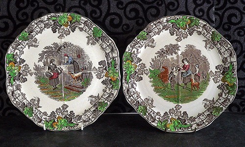 Pair spode byron series - byron,