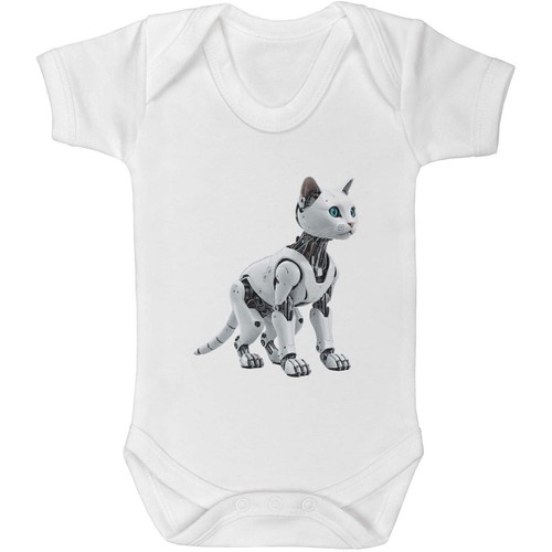 Robot cat baby grows - baby, /