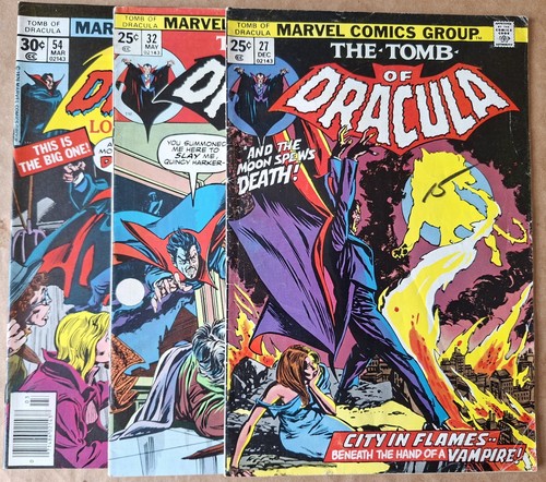 Tomb dracula lot gd vg - dracula,