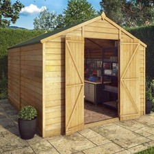 10x8 WOODEN GARDEN SHED APEX