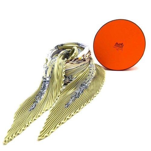 Hermes carre pleated silk - carre,