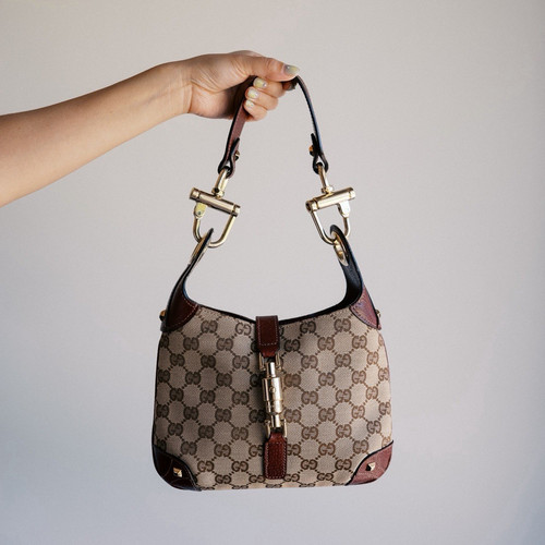 Gucci jackie canvas hobo - gucci,