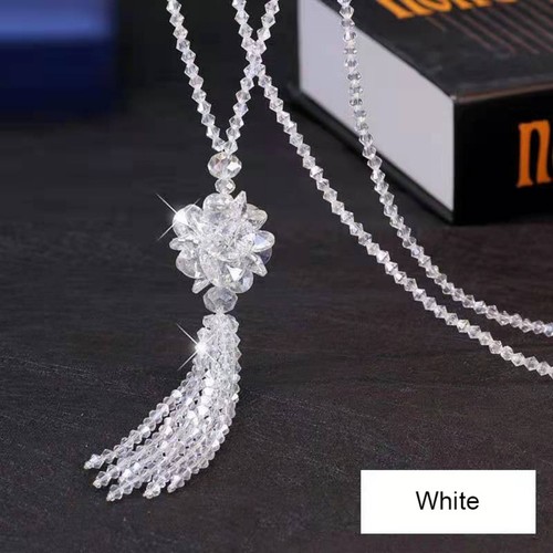 Shiny women crystal necklace - shiny,