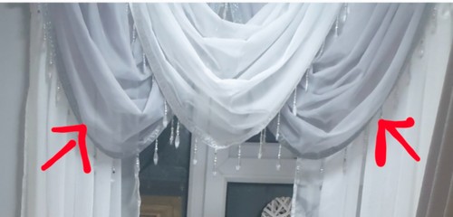 Voile swags - voile,