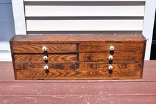 Antique Tiger Oak Machinist