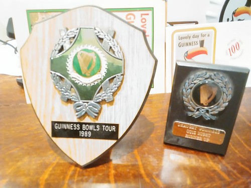Rare vintage guinness trophies - guinness,
