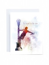 Singin' in the Rain 5x7 Greeting Card, Inspirational, Musical, Any Occasion Card