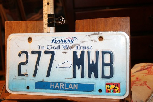 2014 kentucky license plate - kentucky,