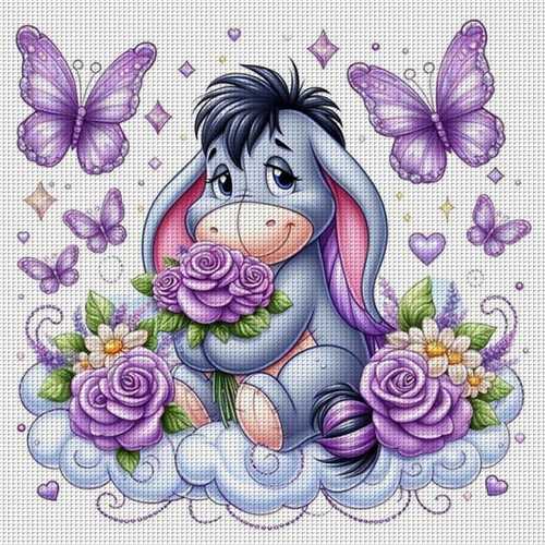 Eeyore cross stitch - eeyore, (17)