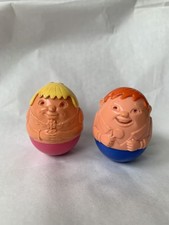 Set of Two Weebles Toys Airfix