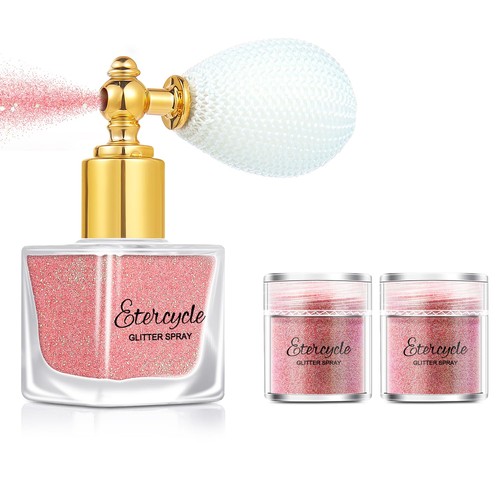 Etercycle pink body glitter - pink,