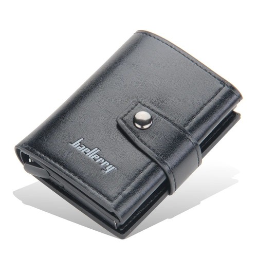 Mens leather wallet rfid - mens,