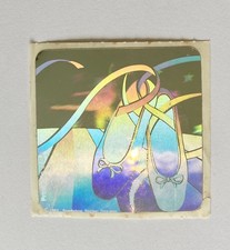 Vintage 80s Sandylion Hologram Ballet Shoes Sticker Mods Rare