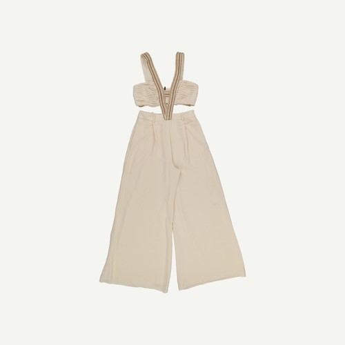 Reiss womens cream jumpsuit - reiss,