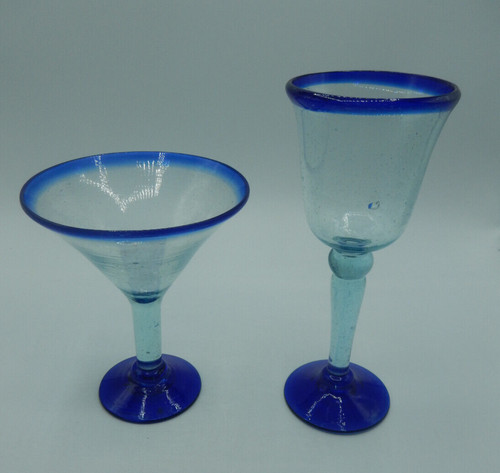 Vintage mexican jumbo goblet - mexican,