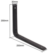 Strong Shelf Brackets Black