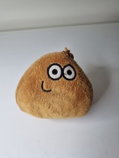 Pou Brown Soft Toy Keyring –