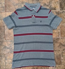 Mens At George By Duffer Polo Shirt, Grey, Size Medium 