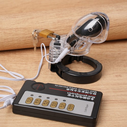 Electric chastity cage with - electric,