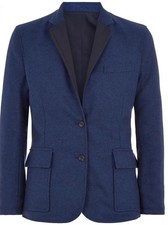 Hardy Aimes Fitted Men's Reversible Jacket in Navy Blue and Black Size M - 40