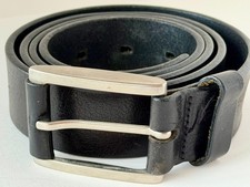 Gant Mens Black Leather Belt
