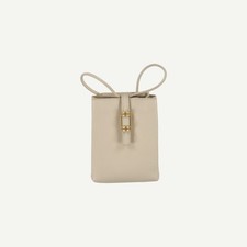 Reiss Womens Beige Leather Bag