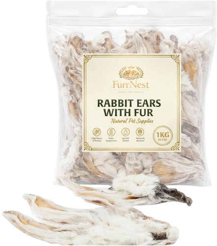 Furrnest 1kg rabbit ears with - 1kg,
