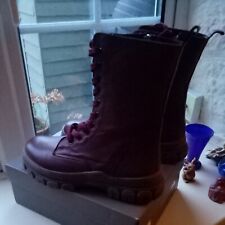 Andrea Conti Women's purple calf high Boots  Uk Size 5 EUR 38, New