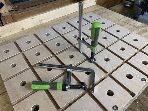 Table track clamps - clamps, (pair