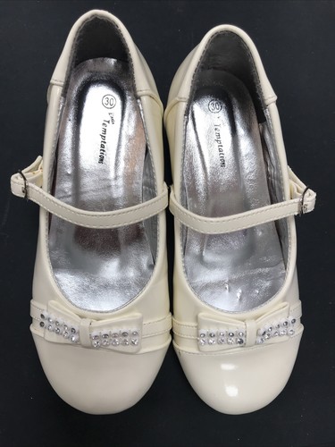 Ivory cream girls shoes - ivory,
