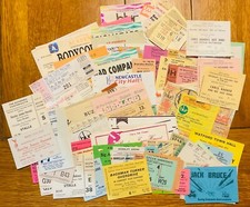 Original concert tickets - original,