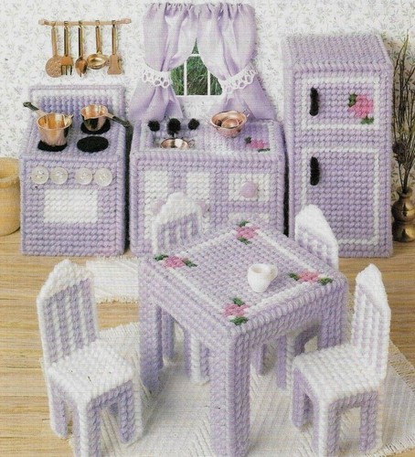 Dollhouse kitchen set - dollhouse,