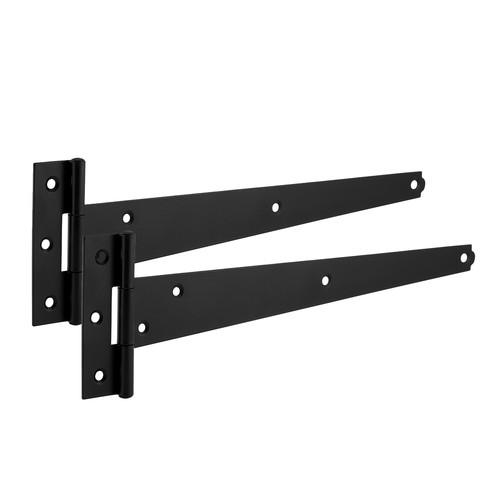 Xfort hinge black japanned - xfort, t-hinge,