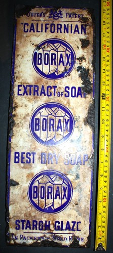 Victorian enamel sign - victorian,